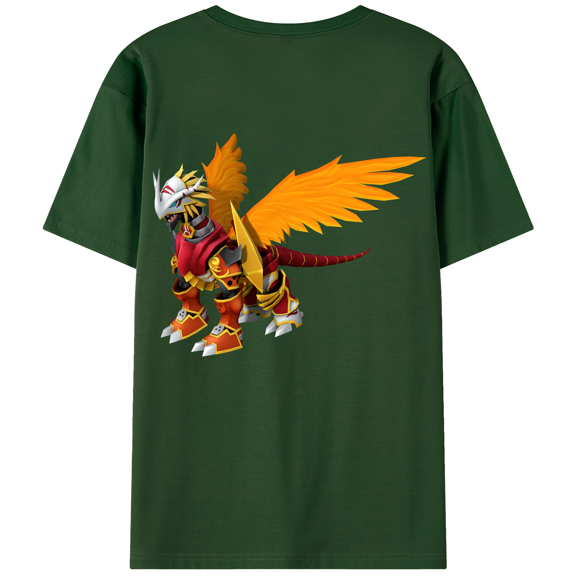 （画像用） Digimon デジタルモンスター/デジモン 綿100％半袖Tシャツ（背面プリント）